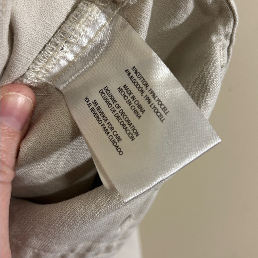 GAP Off-White Casual Pants Size XL - Picture 5 of 7